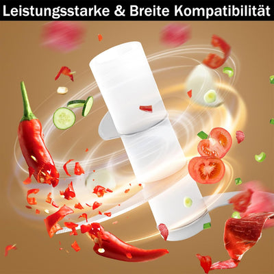 Zwiebelschneider Elektrisch, 300ml Multizerkleinerer Elektrisch, Zwiebelhacker Küche Aufladbar mit L