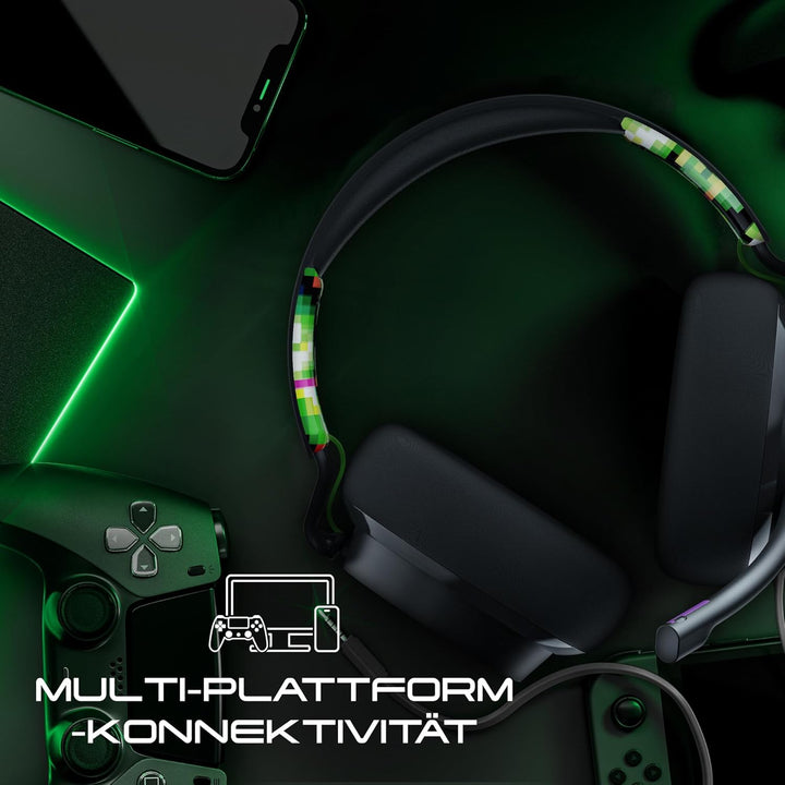 Skullcandy SLYR Pro Kabelgebundenes Multi-Platform Over-Ear Gaming Headset für Xbox, PlayStation und