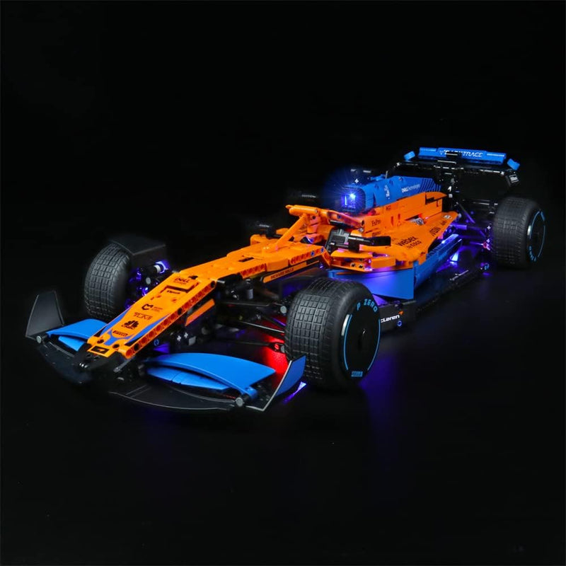 BrickBling Led Licht Set für Lego McLaren F1, Led Beleuchtungs Set für Lego 42141 Technic McLaren Fo