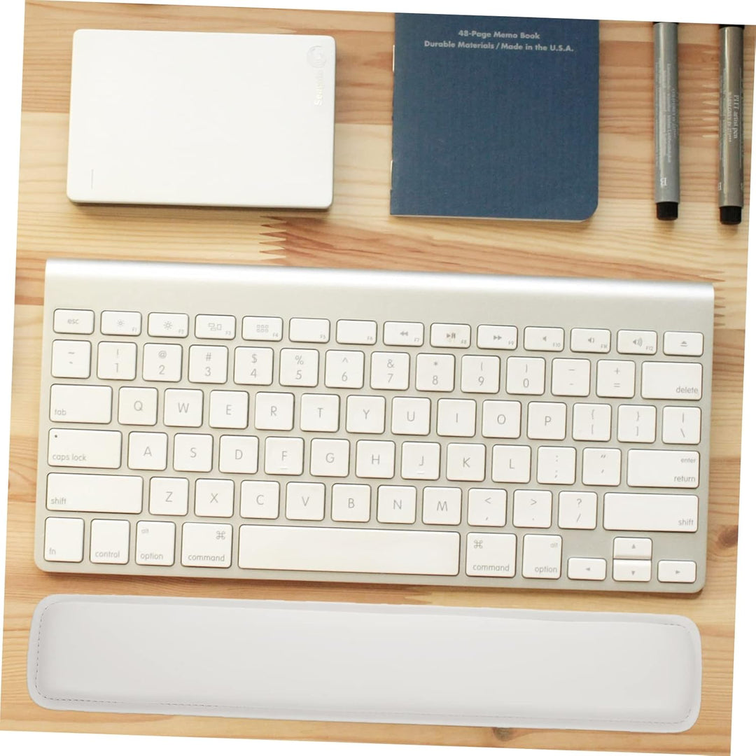 Ergonomische Tastatur Handgelenkauflage, Memory-Schaum Handstützpolster Für Büro Und Zuhause, Weiss,