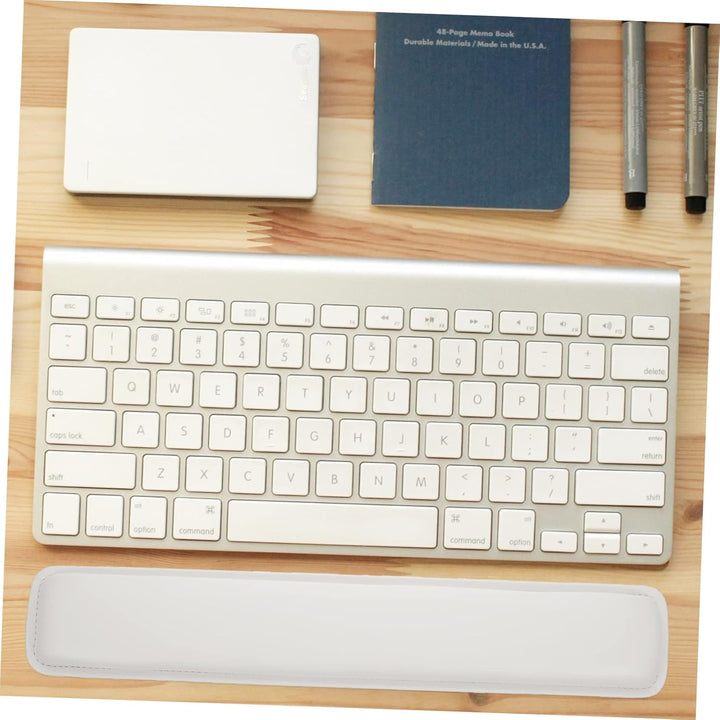 Ergonomische Tastatur Handgelenkauflage, Memory-Schaum Handstützpolster Für Büro Und Zuhause, Weiss,