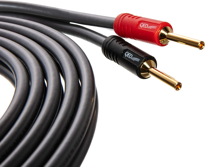 QED XT40i Lautsprecherkabel mit X-Tube-Technologie, 2 m, 2 m 2m Terminated Pair, 2m Terminated Pair