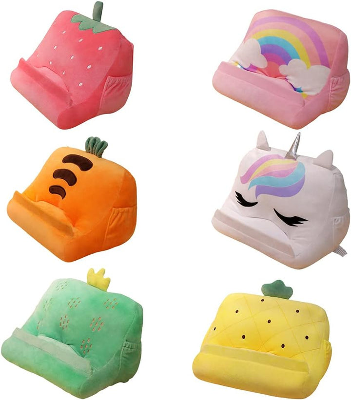 Roexboz Tablet Halter Kissen, Lesekissen, Leseständer, Obstkissenhalter, Plüschhalter für Bett Sofa