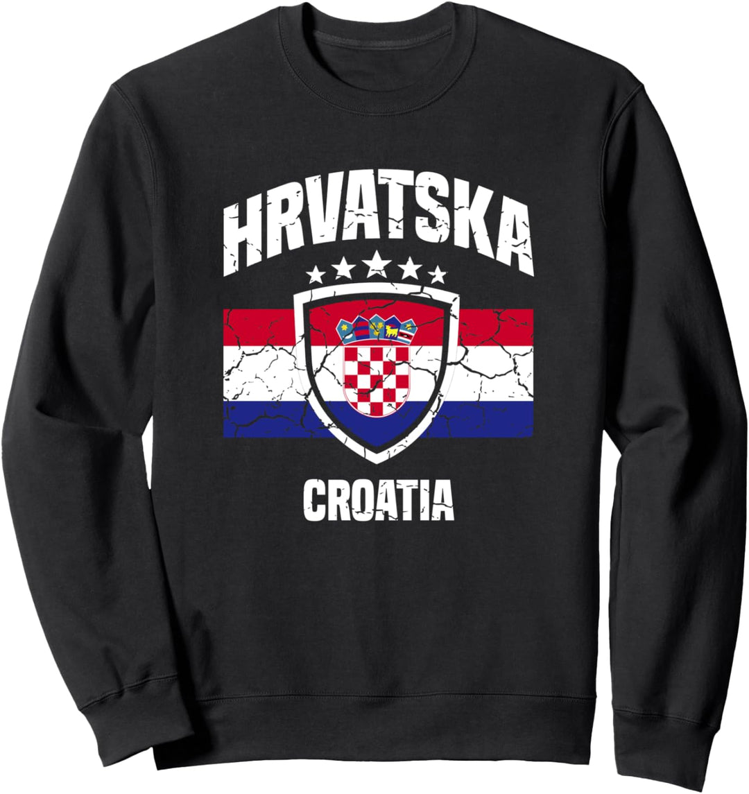 Hrvatska Croatia Kroatisch Kroatien Sweatshirt
