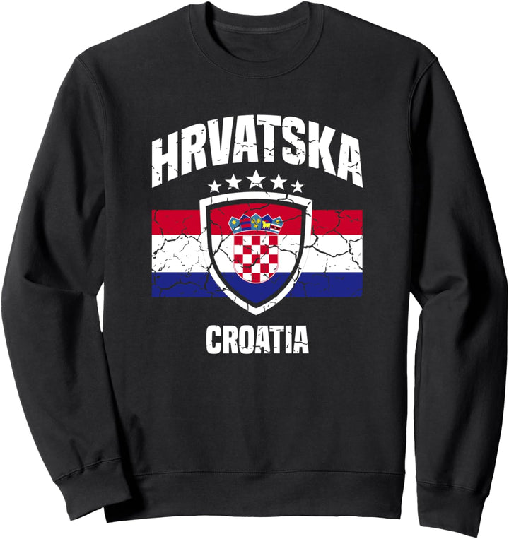 Hrvatska Croatia Kroatisch Kroatien Sweatshirt