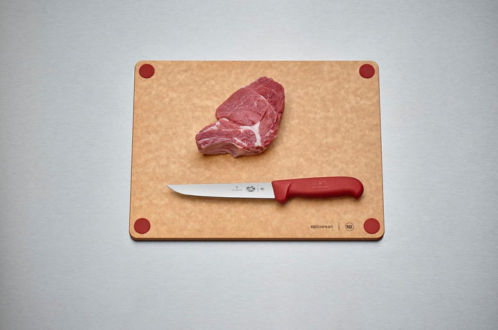 Victorinox Fibrox Ausbeinmesser, Scharfes Küchenmesser für Fleisch und Geflügel, 15 cm, Gerade Kling