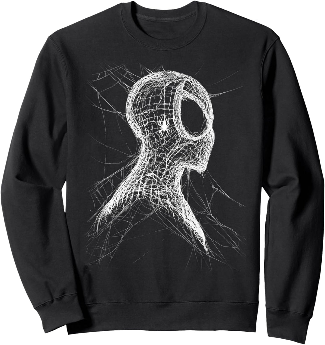 Marvel The Amazing Spider-Man Web Silhouette Comic Cover Sweatshirt