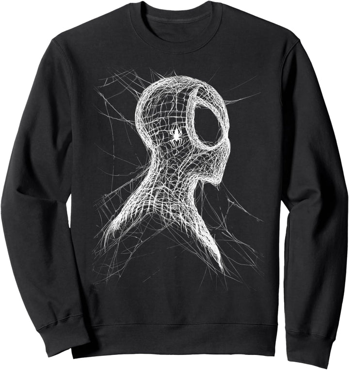 Marvel The Amazing Spider-Man Web Silhouette Comic Cover Sweatshirt