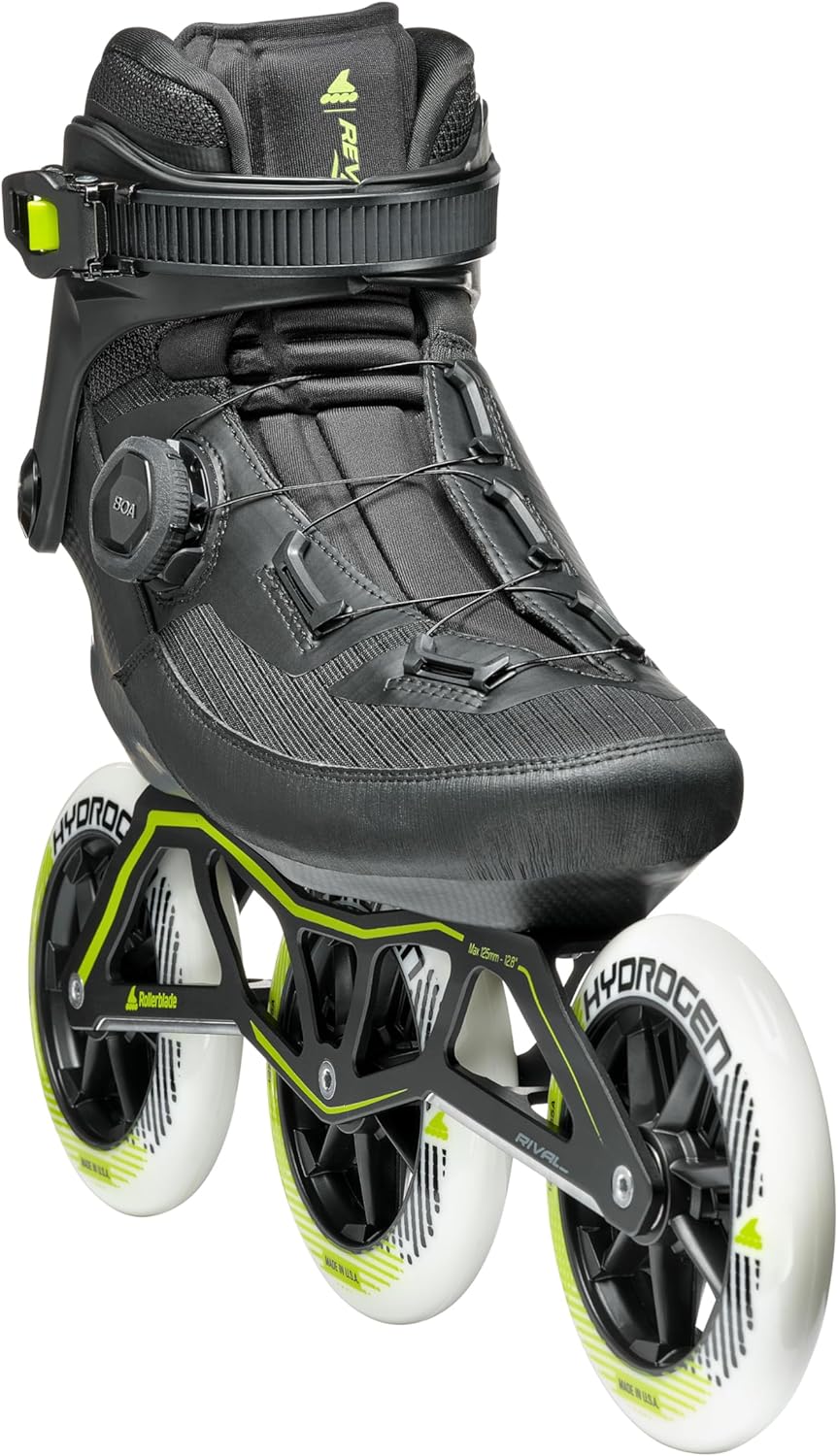 Rollerblade REVV BOA 125 Inline Skate 2025 Black 40,5-41, 40,5-41