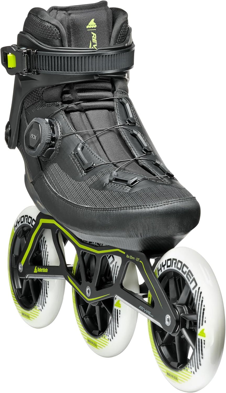 Rollerblade REVV BOA 125 Inline Skate 2025 Black 40,5-41, 40,5-41