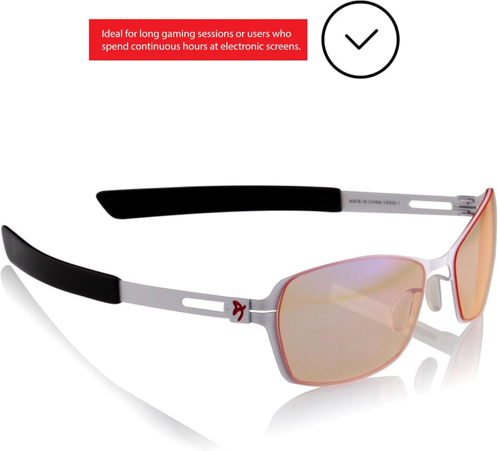 Arozzi Visione Blue Light Blocking Gaming/Office Glasses, Reduce Eye Soreness, Filters 99% of UV, He