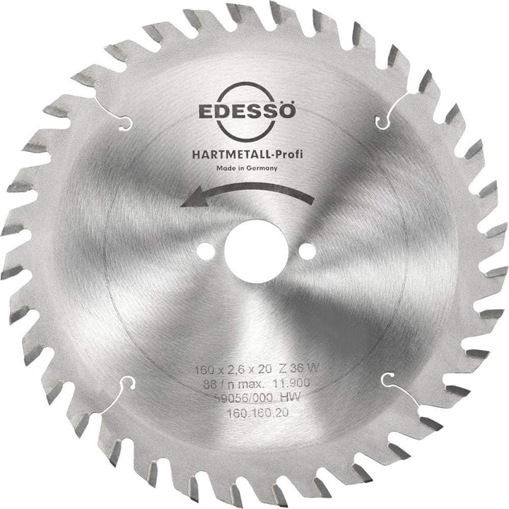 Edessö Kreissägeblatt-HM Profi 160 x 20 mm, 36 Zähne, 1.601602E+7