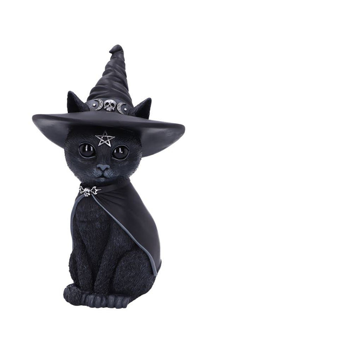 Nemesis Now Cult Cuties Purrah 30 cm (gross), Harz, schwarz, Hexenkatze-Figur, gruselig Bezaubernde