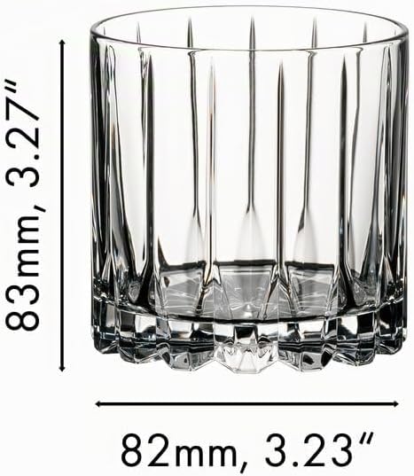 RIEDEL Drink-Specific Glassware Rocks Glas, 255 ml, 2 Stück, transparent Felsen, Felsen