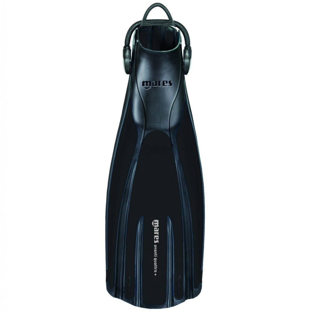 Mares Avanti Quattro + Flosse mit Band, Unisex, Schwarz , XL