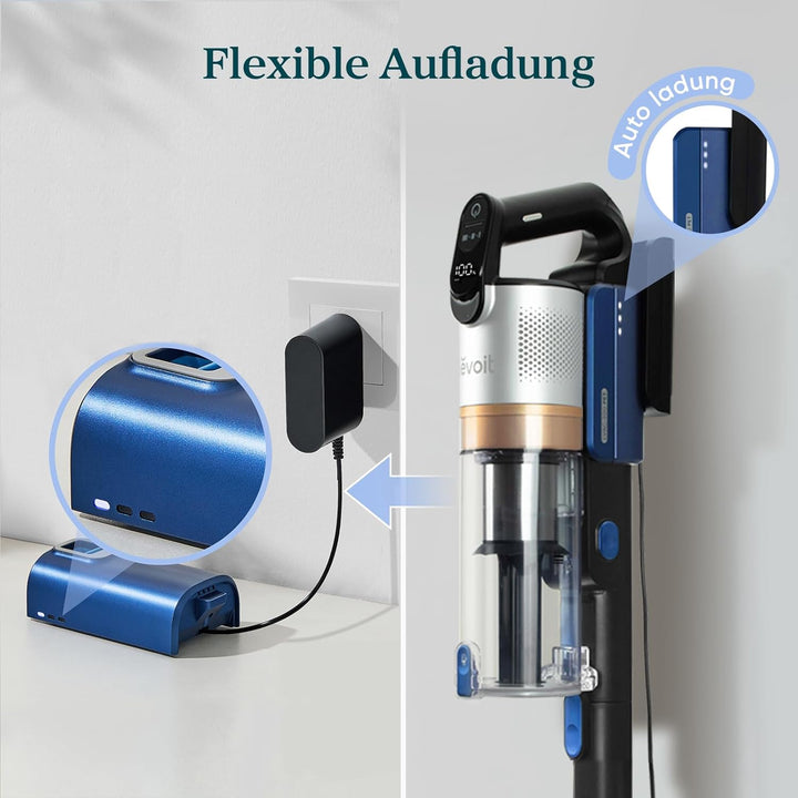Levoit Original Adapter für den LVAC 300 Akku Staubsauger, Feuerfester Kunststoff, LVAC 300 Adpter