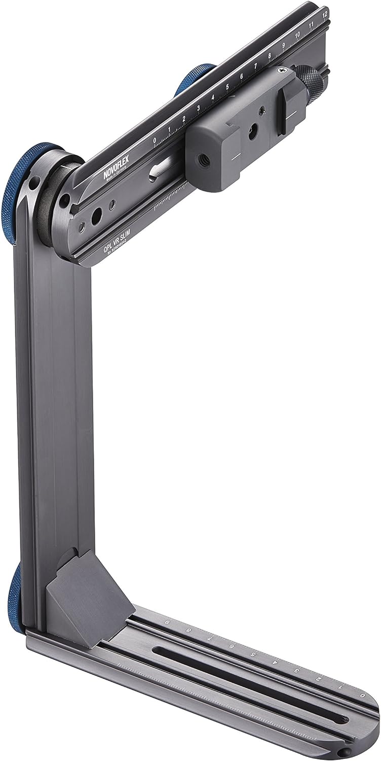 Novoflex Panoramakopf grau und blau QPL VR Slim-eu