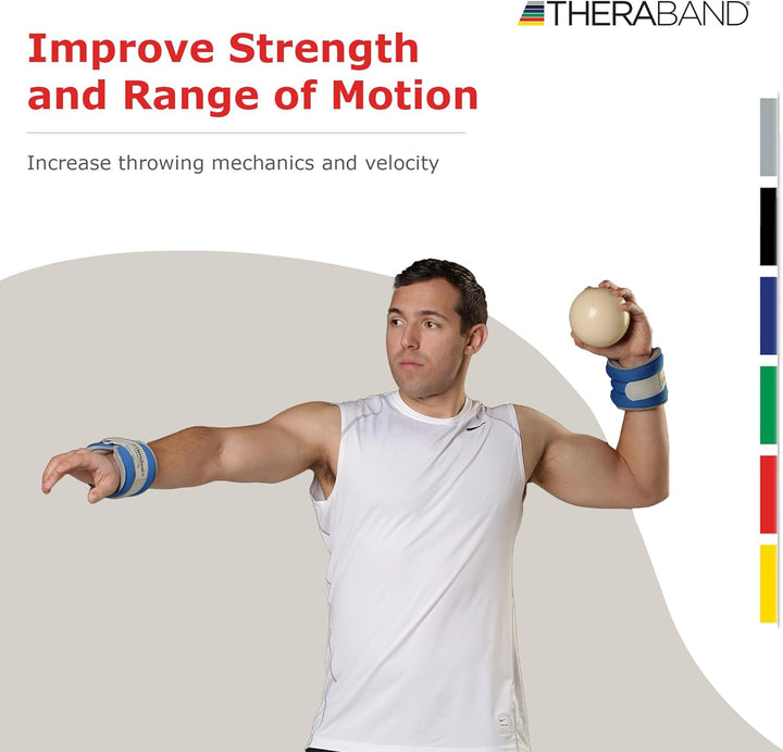 Theraband Gewichtsball für Krafttraining, Reha-Übungen, Pilates, Yoga, Muskeltraining, Workouts, Hei