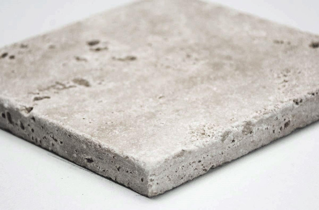 Fliese Travertin Naturstein beige Fliese Chiaro Antique für BODEN WAND BAD WC DUSCHE KÜCHE FLIESENSP