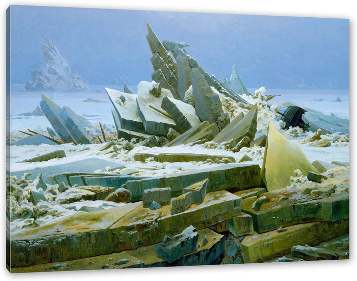 Caspar David Friedrich - Das Ekseer als Leinwandbild / Grösse: 120x80 cm / Wandbild / Kunstdruck / f