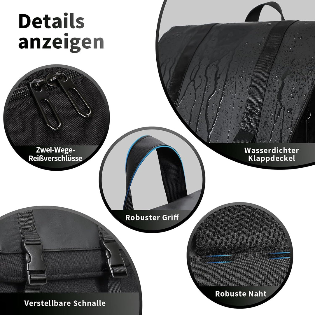 BERTASCHE Lunch Rucksack, Laptop Rucksack 15,6 Zoll mit Isoliertes Kühlfach für Herren und Damen, 2-