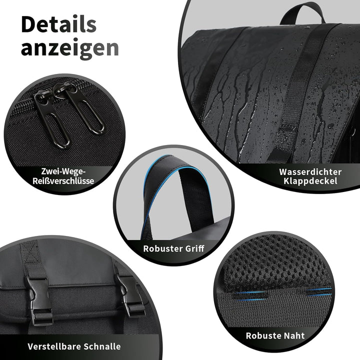 BERTASCHE Lunch Rucksack, Laptop Rucksack 17,3 Zoll mit Isoliertes Kühltasche für Herren und Damen,
