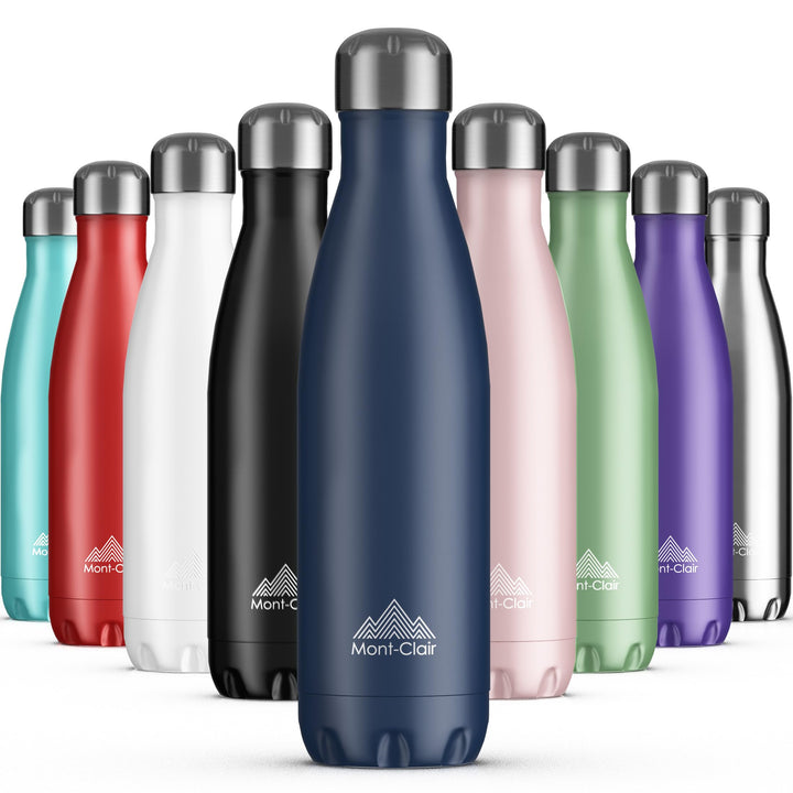 Mont-Clair Trinkflasche Edelstahl - Thermosflasche - BPA-freie - Water Bottle, Edelstahl trinkflasch