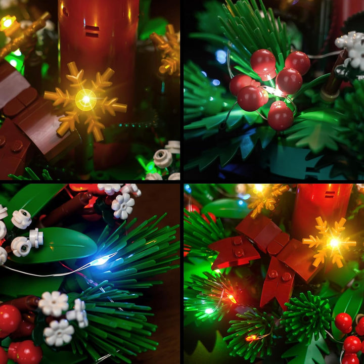 Led Licht Set Kompatibel mit Lego Christmas Table Decoration (Kein Modell), Dekorationsbeleuchtungss