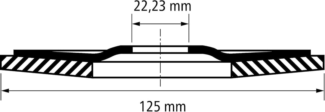 10x Fächerscheibe POLIFAN Z PSF STEELOX D.125mm K.Z-80 kon.INOX ZK PFERD 10 Stück Zirkonkorund 80, 1