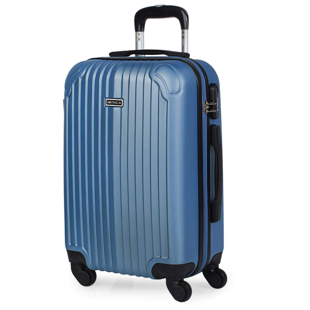 ITACA - 3er Kofferset Erweiterbar 55/66/76 cm ABS. 4 Rollen. Steif, widerstandsfähig und leicht. Hän