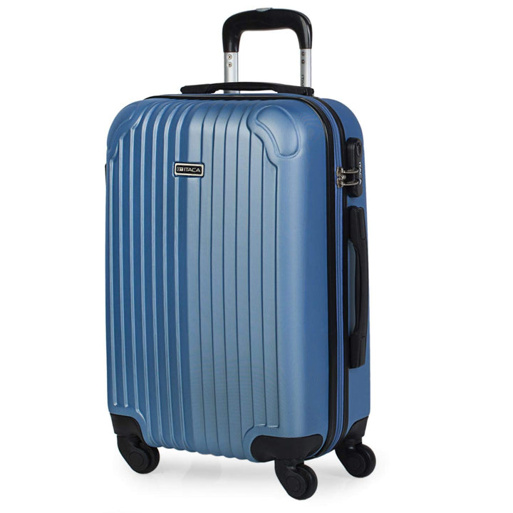ITACA - 3er Kofferset Erweiterbar 55/66/76 cm ABS. 4 Rollen. Steif, widerstandsfähig und leicht. Hän