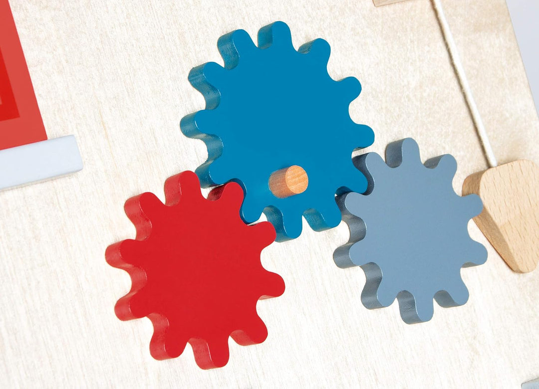 Pinolino Kinderträume Activity-Lauflernwagen Titus, grau, mit diversen Spielmöglichkeiten, gummierte