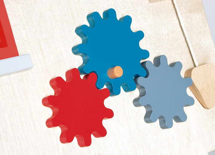 Pinolino Kinderträume Activity-Lauflernwagen Titus, grau, mit diversen Spielmöglichkeiten, gummierte