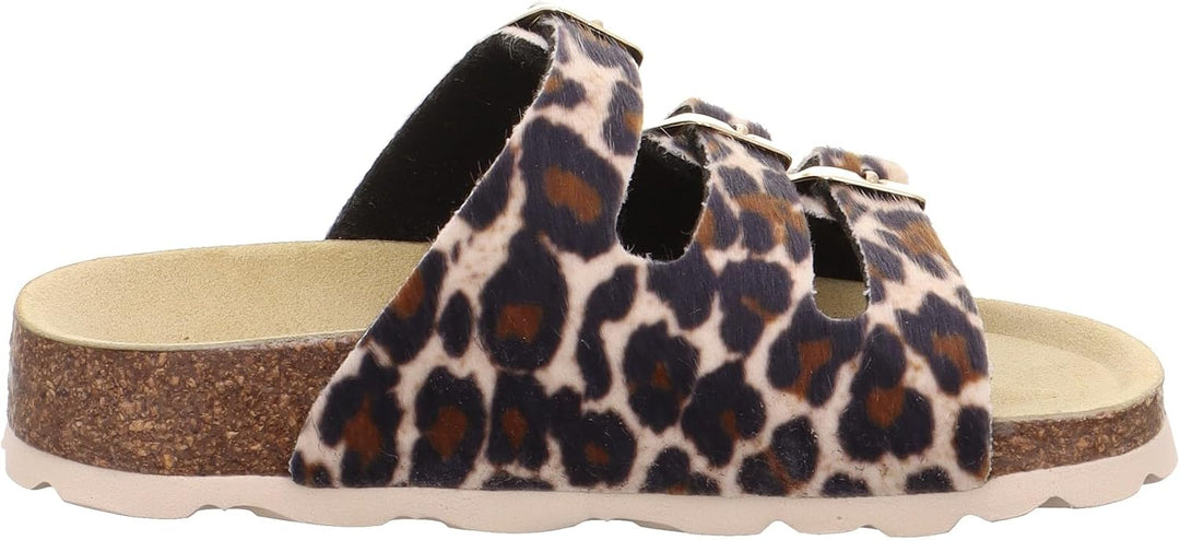 Superfit Mädchen FussbettpantoffelHausschuh 29 EU Beige Mehrfarbig 4000, 29 EU Beige Mehrfarbig 4000