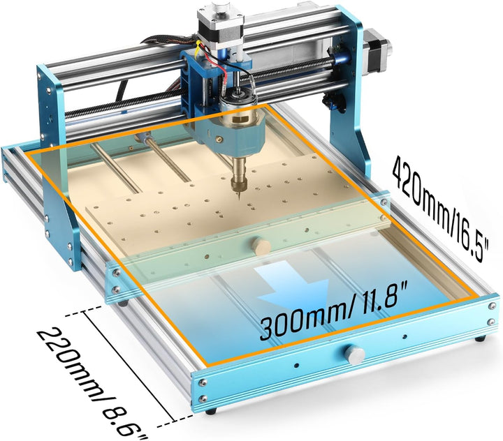 Genmitsu 3018PROVer V2 Y-Achsen Erweiterungssatz, 3018 Zubehör Upgrade auf 3040, Kompatibel mit 3018