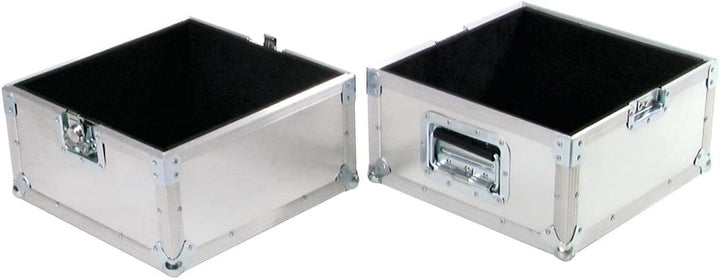 ROADINGER Platten-Case Profi ALU 50/50 glatt 100LPs | Platten-Case im Aluminiumgehäuse
