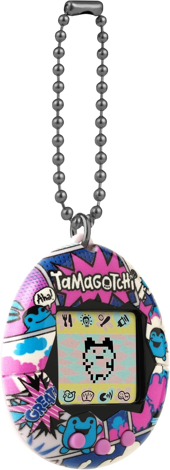 Tamagotchi Bandai Virtuelles Haustier Original Ginjirotchi Comic Book, Mehrfarbig 42982, elektronisc