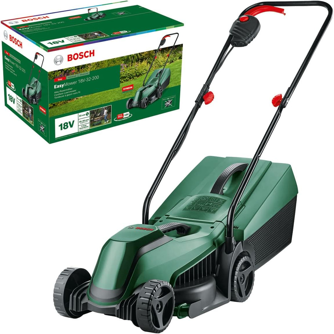 Bosch Akku-Rasenmäher EasyMower 18V-32-200 (ohne Akku, 18-Volt-System, Schnittkreisdurchmesser: 32 c