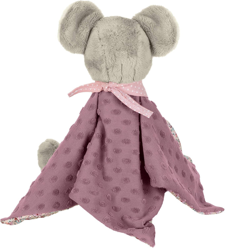 Sterntaler 3212001 Schmusetuch Maus Mabel, Für Babys ab dem 1 Monat, Grösse M, 36 cm, Grau/Mehrfarbi