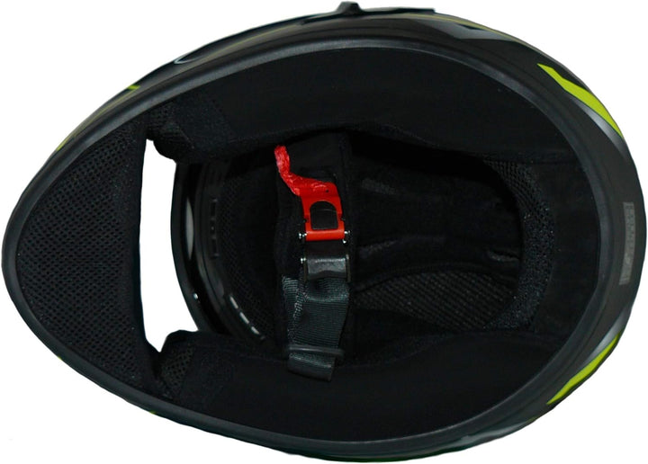 protectWEAR Integralhelm mit Sonnenblende H520-ARROW-GB - Black, Grösse M, M
