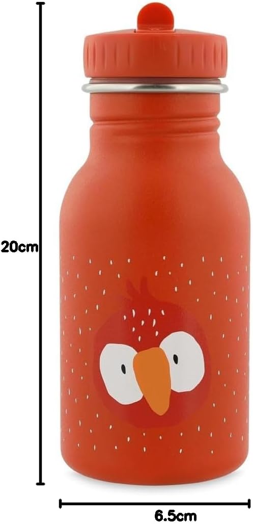 Trixie Trinkflasche Kinder 350ml, Wasserflasche Kindergarten, auslaufsicher | Kinderflasche für Jung
