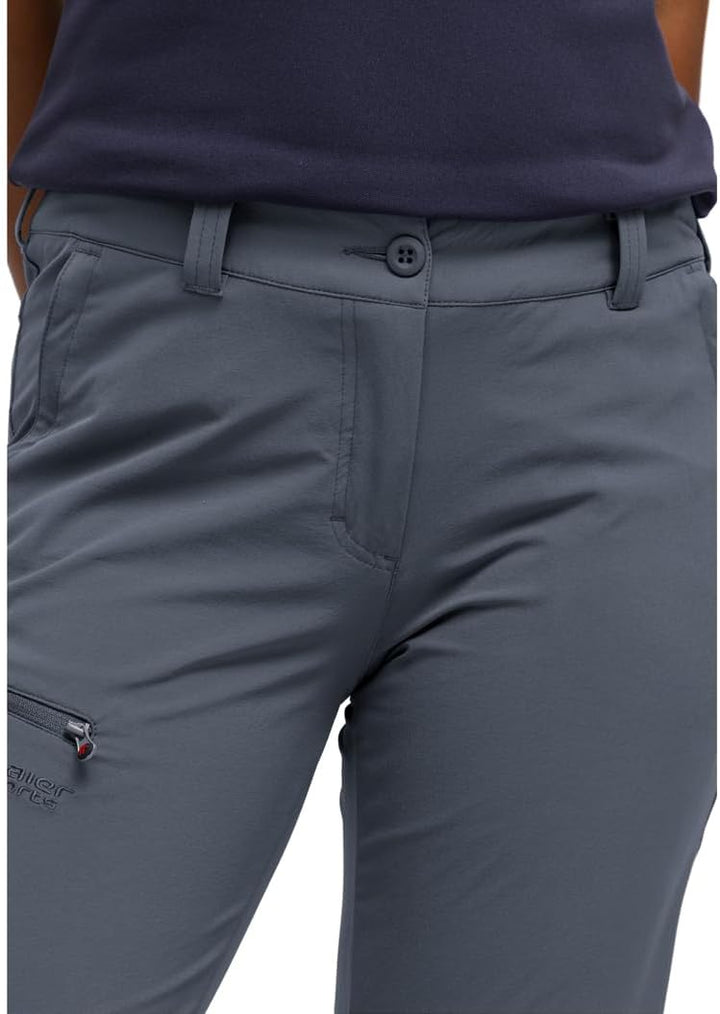 Maier Sports Damen Wanderhose Inara Slim 23 Graphite, 23 Graphite