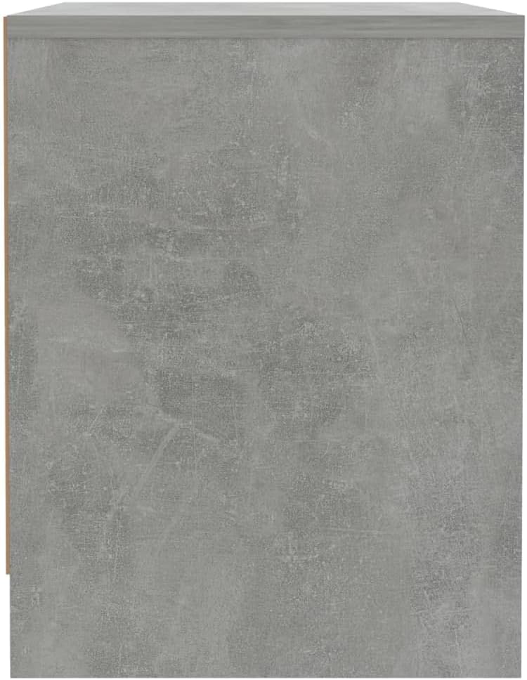 FIRBNUS Bedside Table Nachtkonsole Beistelltisch mit Stauraum Night Stand Nachttische 2er Set Betong