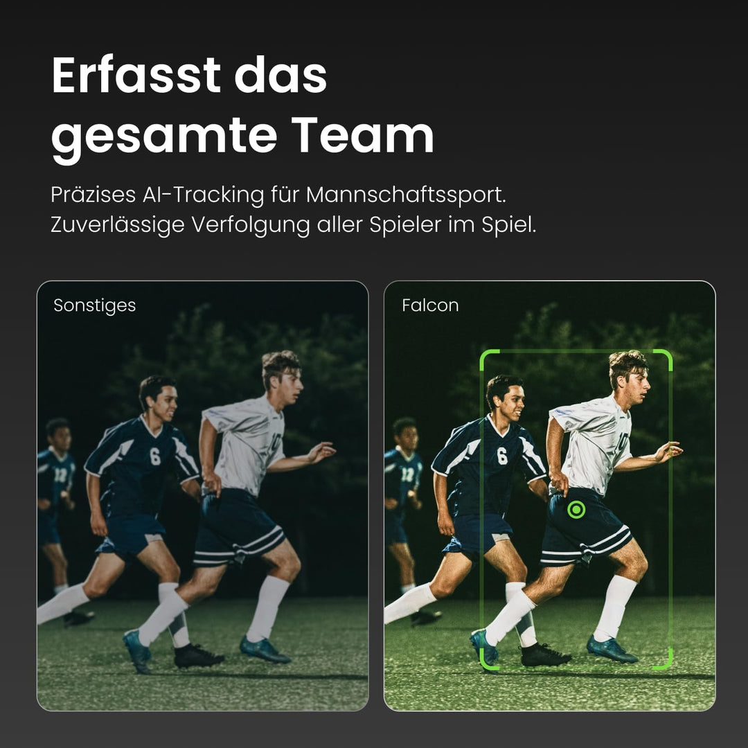 XbotGo Falcon 4K AI Sportkamera, Edge Green
