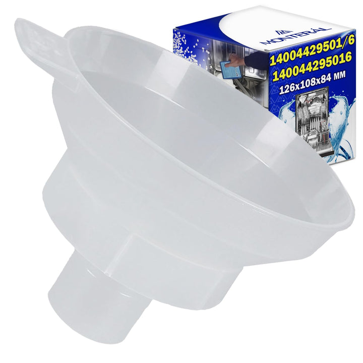 Trichter Spülmaschinensalz mit dem Originalcode 14004429501/6 140044295016 für AEG für Electrolux fü