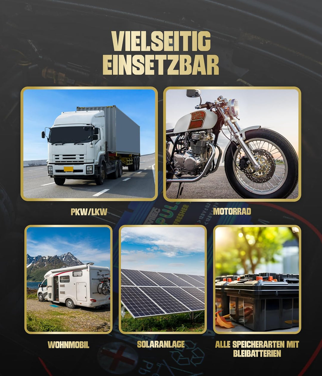 Novitec® Megapulse 12V Batteriepulser | Verlängert Batterielebensdauer & verbessert Ladeleistung | F