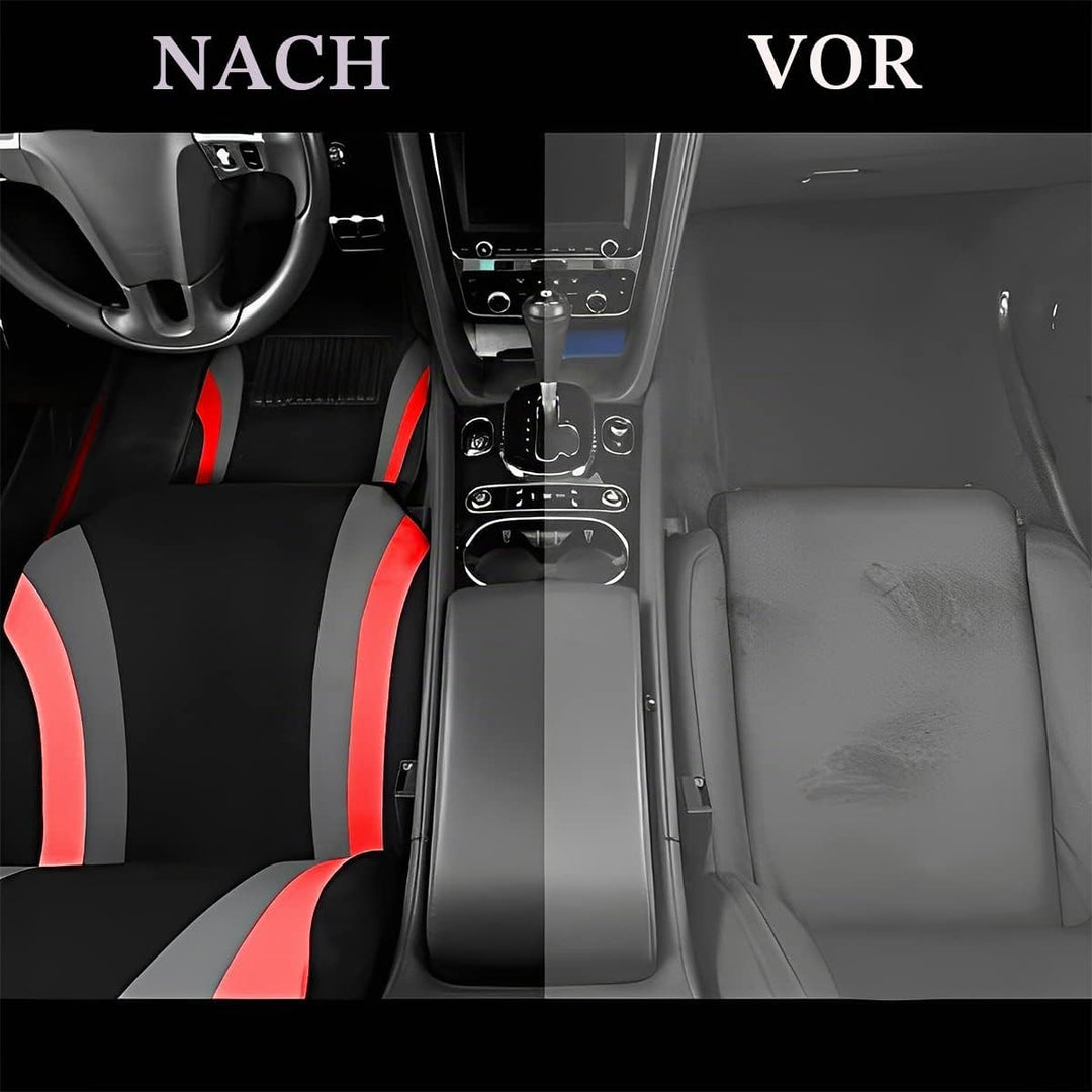 JNNJ 9 Stück Autositzbezüge Kompletter Satz, Auto-Schonbezug Für Highbacksitz, Universell Einsetzbar