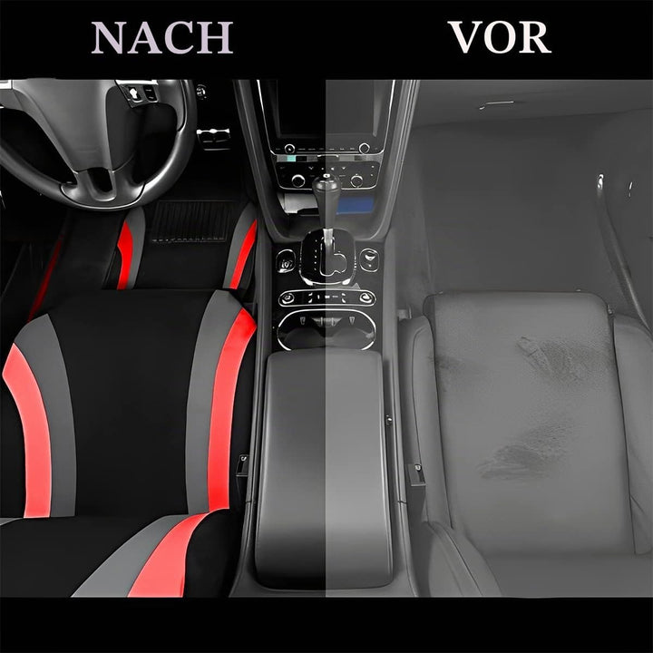 JNNJ 9 Stück Autositzbezüge Kompletter Satz, Auto-Schonbezug Für Highbacksitz, Universell Einsetzbar