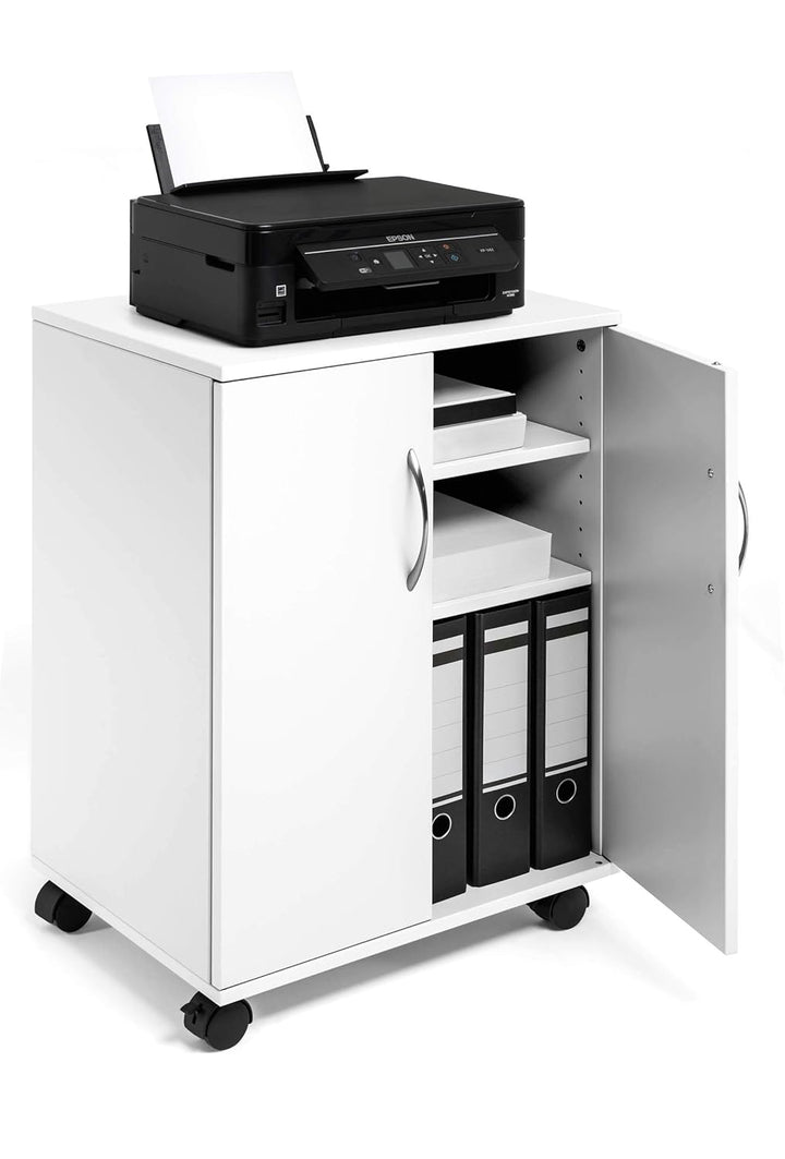 Durable Multifunktionswagen 74/53 geschlossen, weiss, 311502 Geschlossen Weiss, Geschlossen Weiss