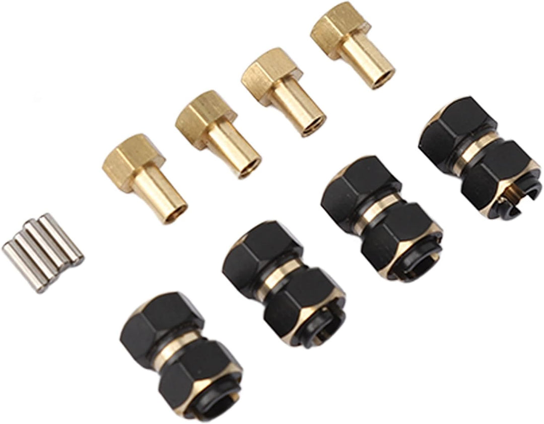 VGEBY 4PCS RC Sechskantnabe, Hochfeste Messing-RC Sechskantnabenverlängerungsadapter für 4m 1/18 RC